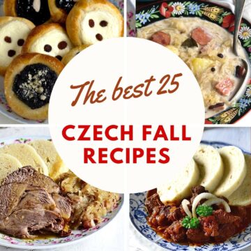 A list of 25 Czech fall recipes.